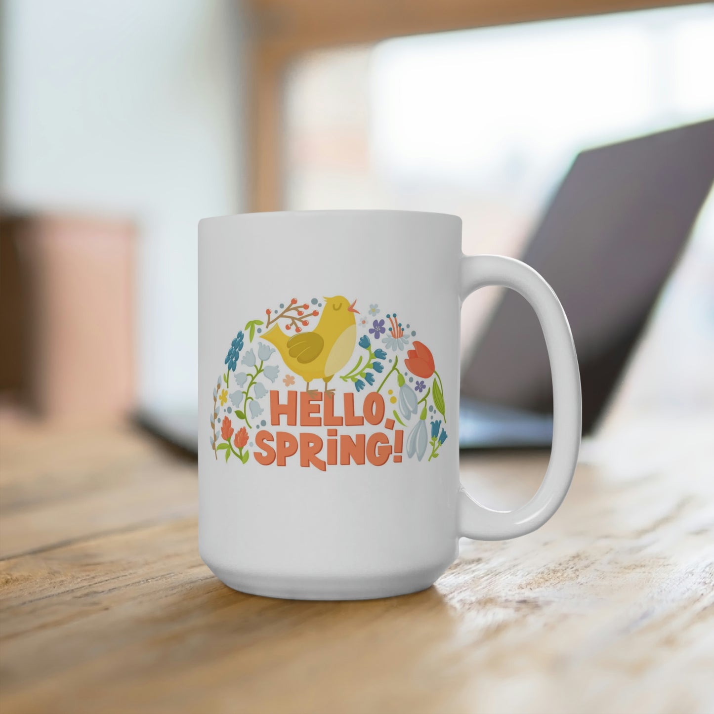 Hello Spring Bird Mug
