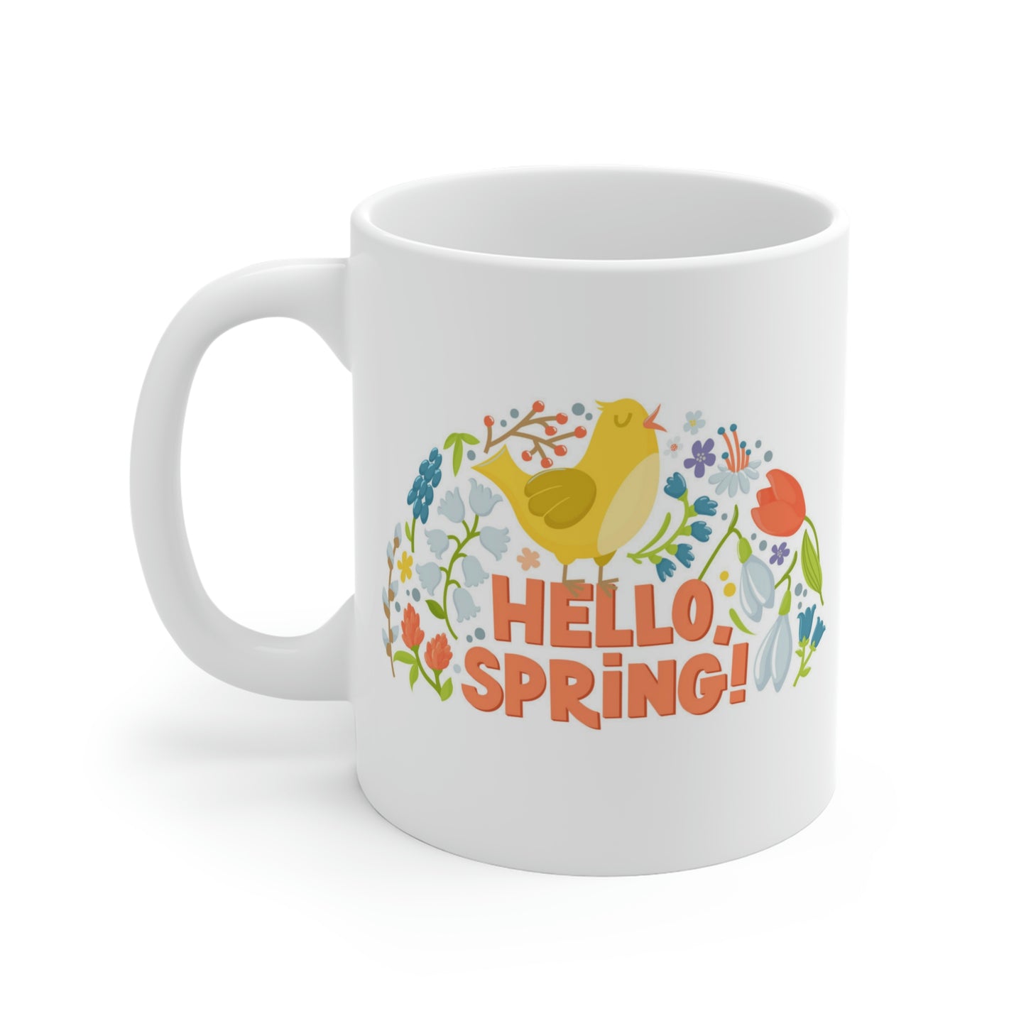 Hello Spring Bird Mug