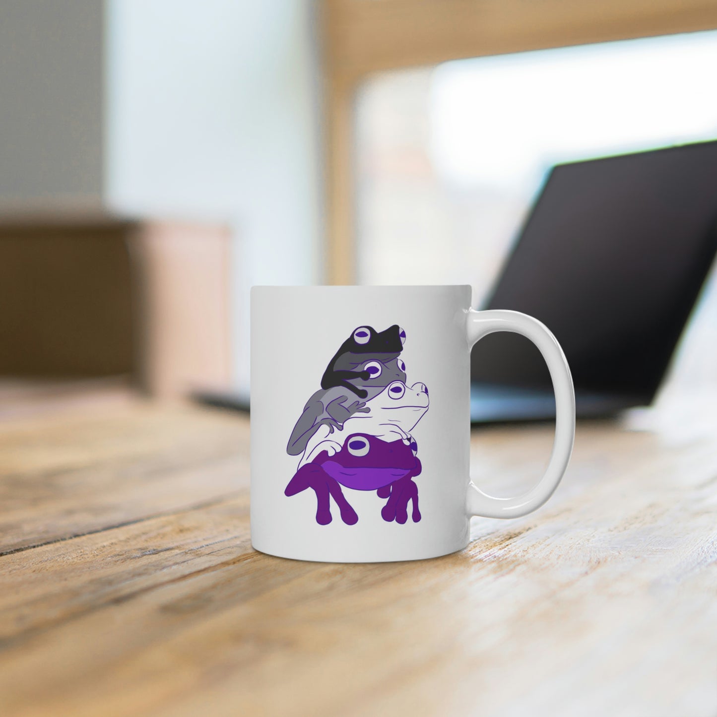 Asexual Frog Stack Mug