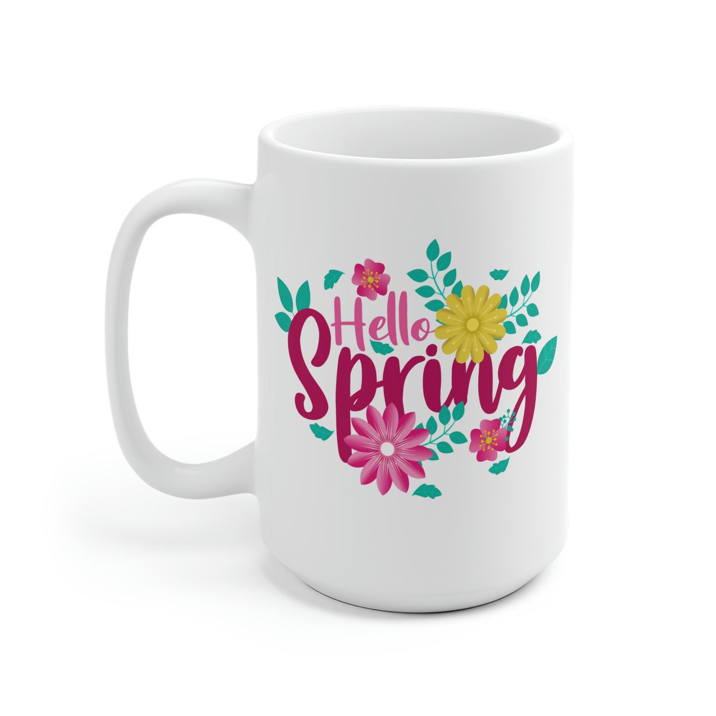 Hello Spring Flower Mug