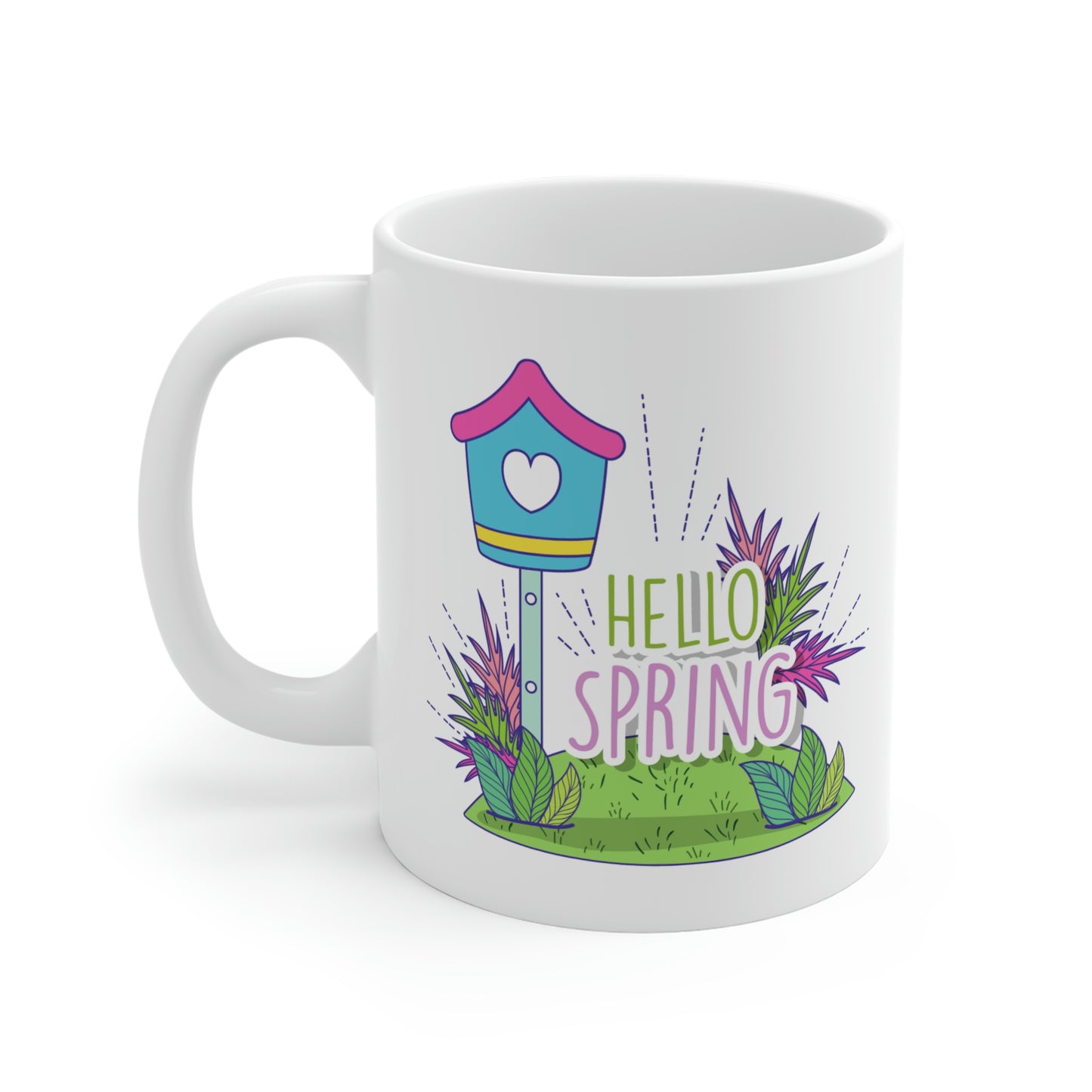 Hello Spring Garden Mug