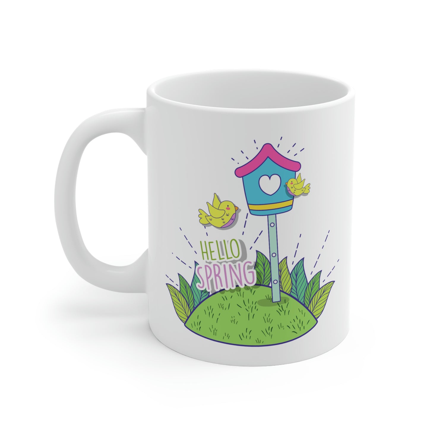 Hello Spring Garden Mug