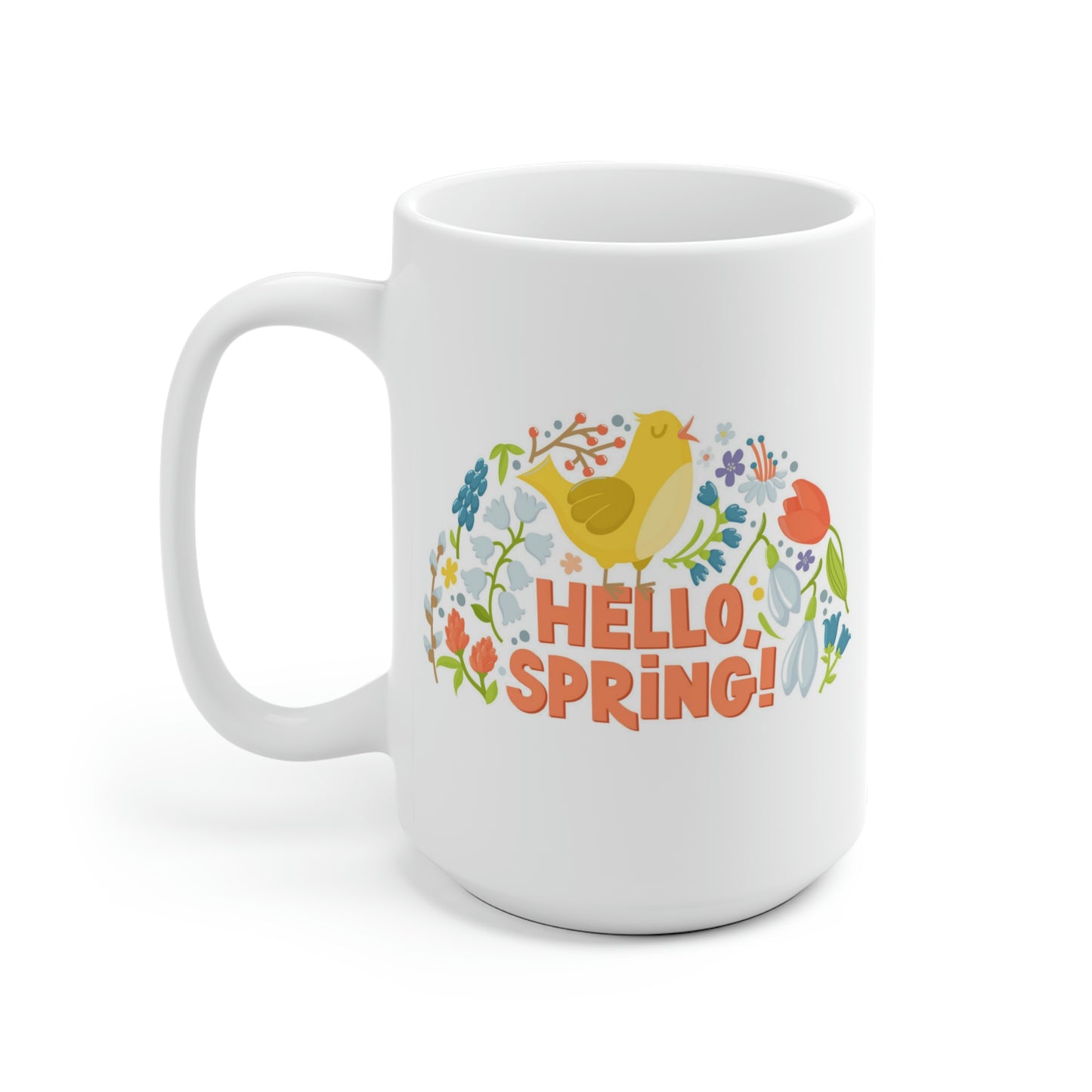 Hello Spring Bird Mug
