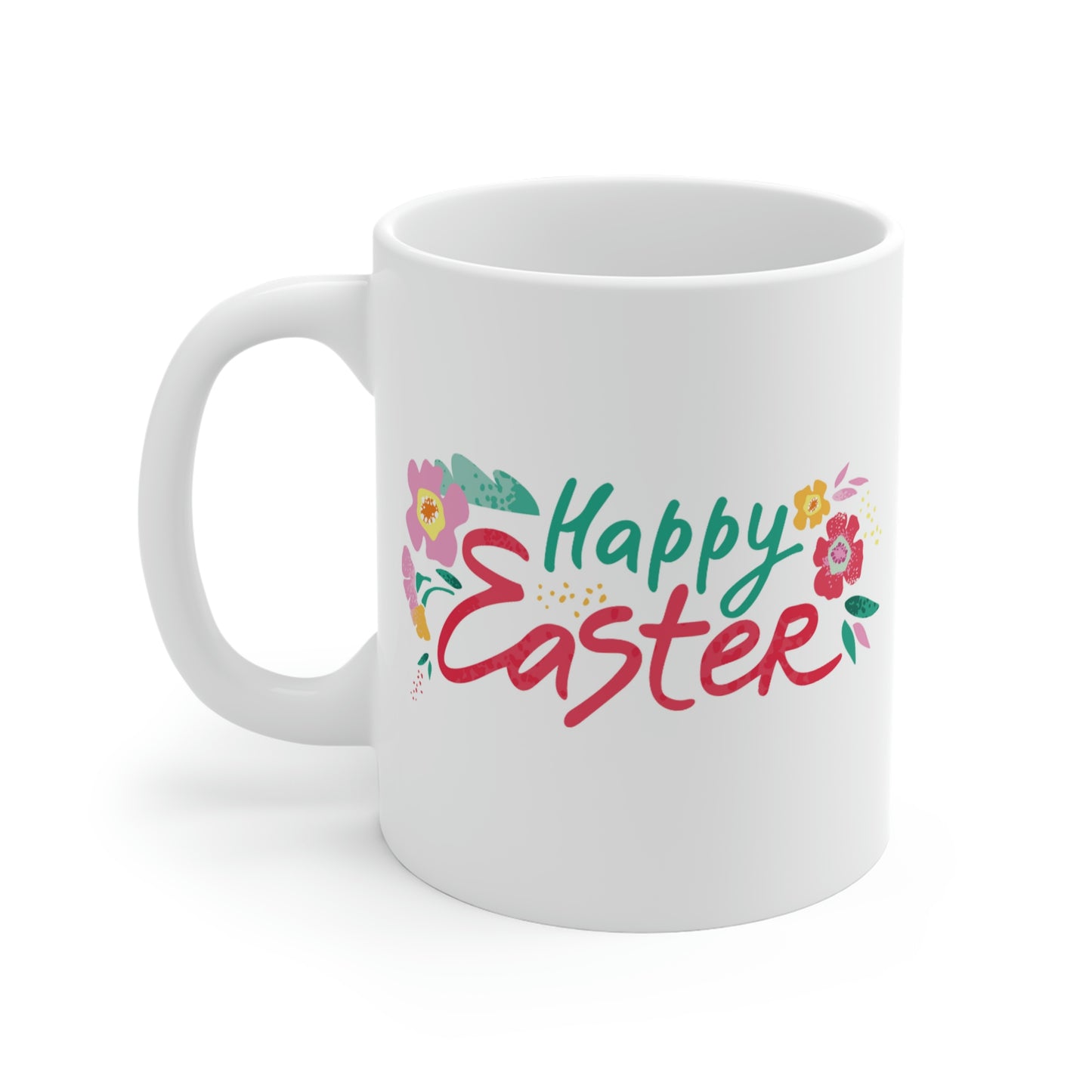 Happy Easter Floral Mug