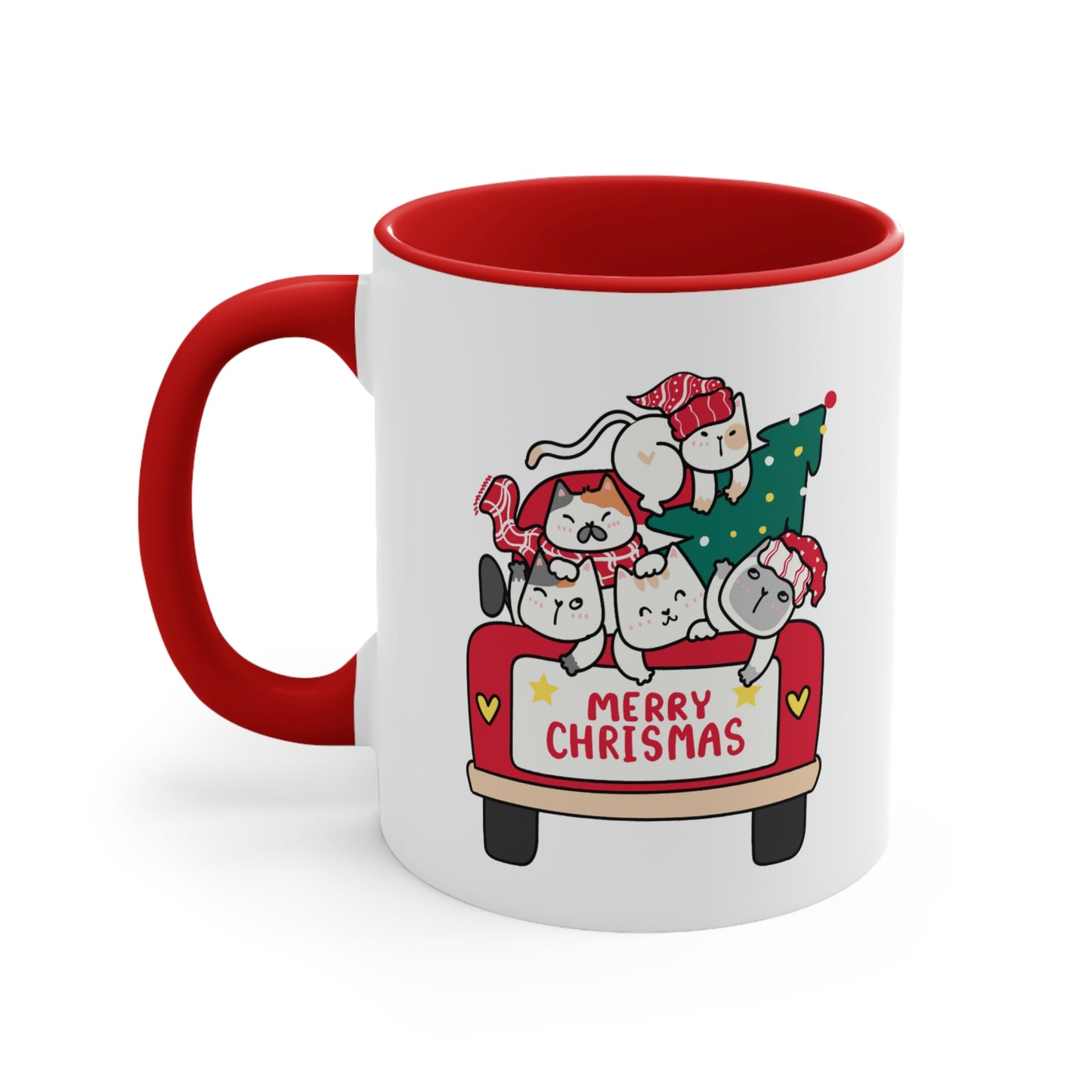 Merry Christmas Cats Mug