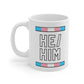 He/Him Transgender Flag Pronoun Mug
