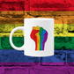 Rainbow Fist Mug
