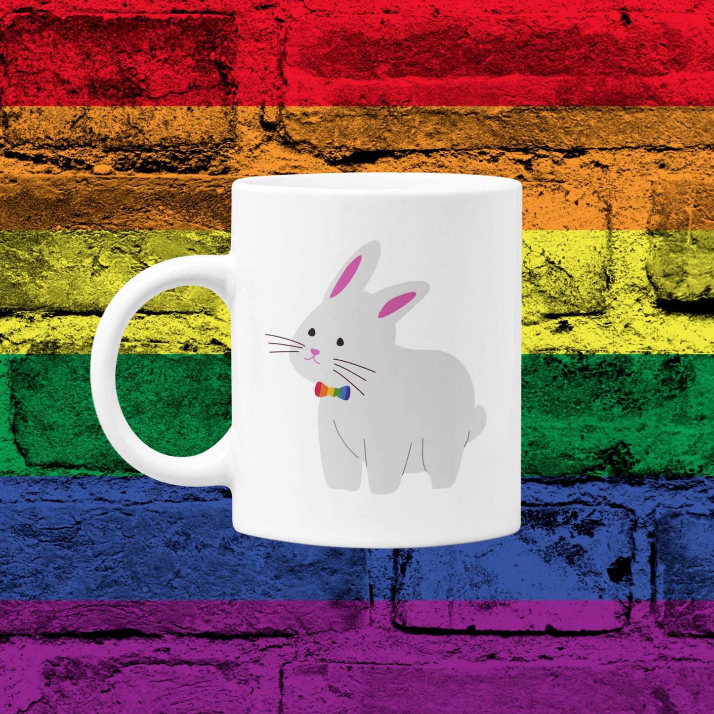 LGBTQ Cute Bunny Mug