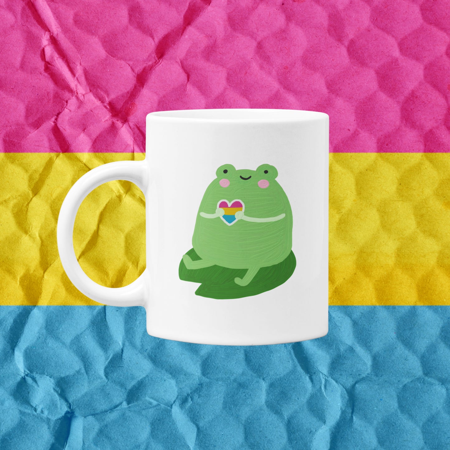 Pansexual Cute Frog Mug