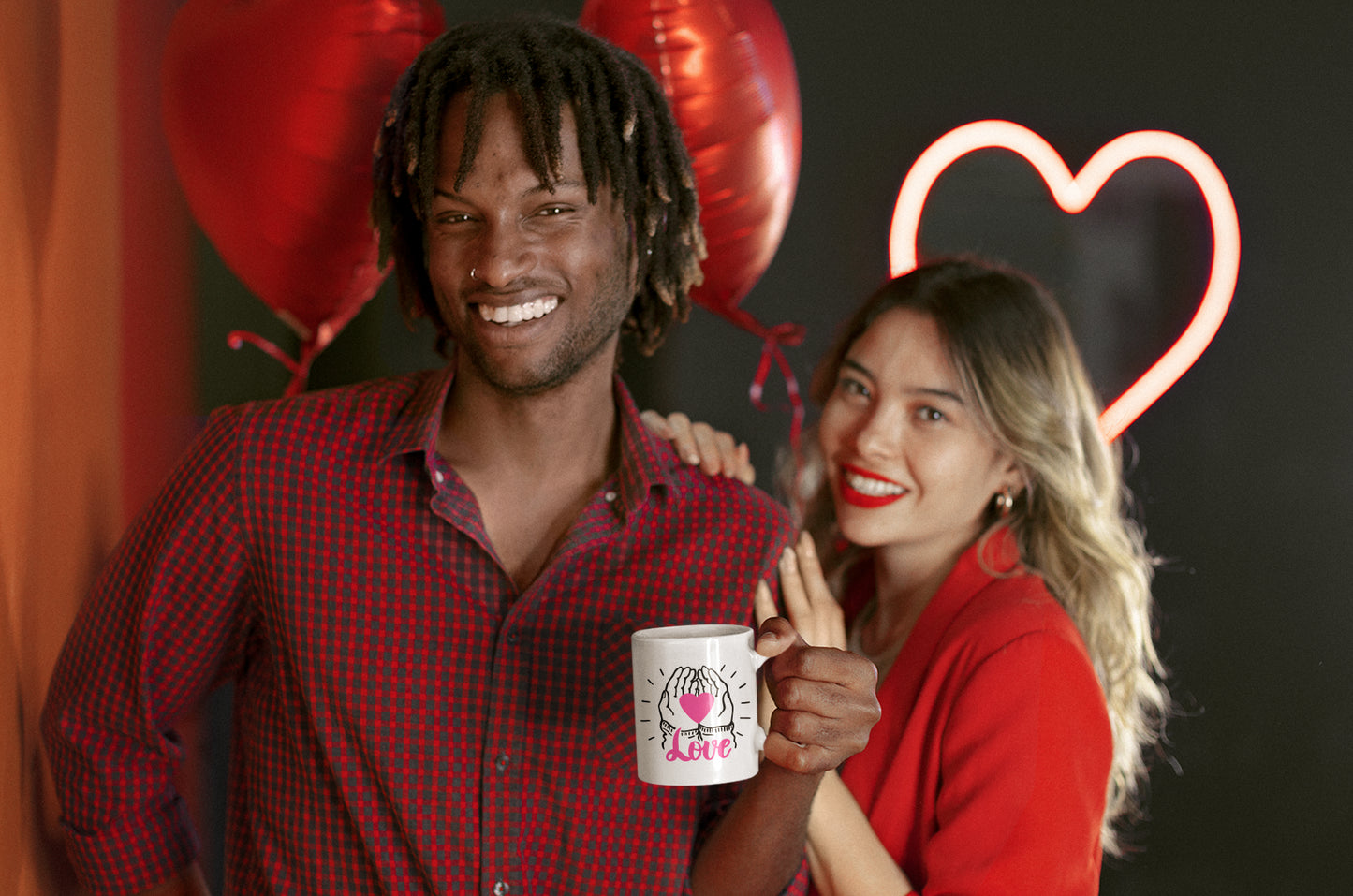 Love Open Hands Heart Mug