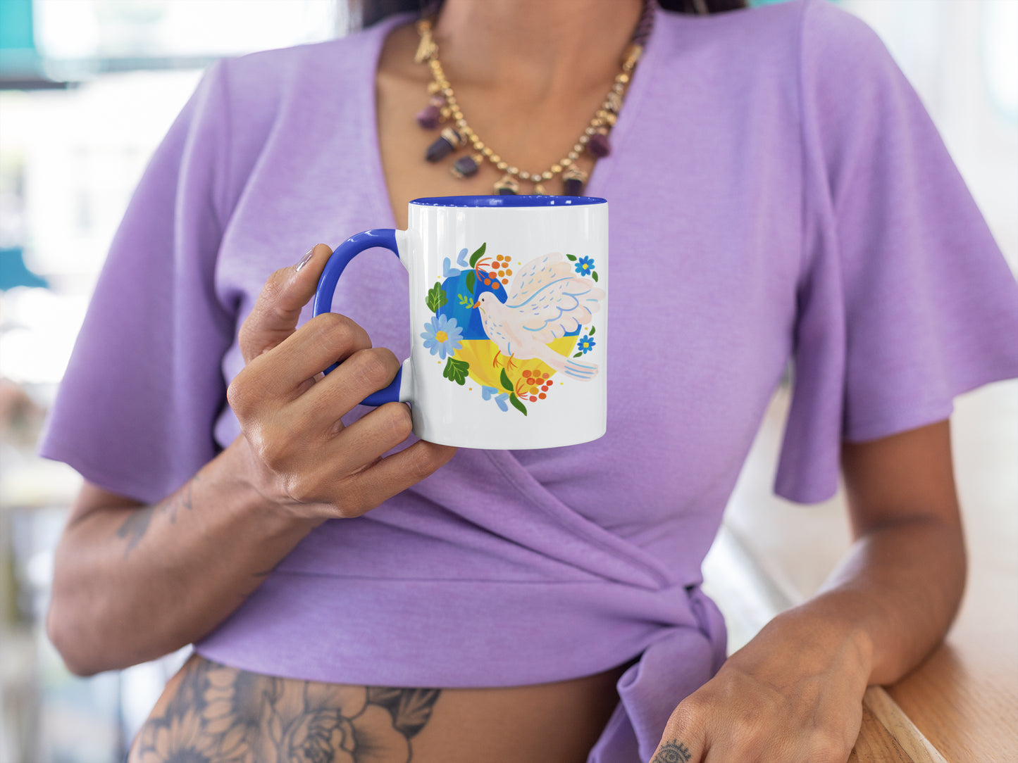 Ukraine Dove Of Peace Mug