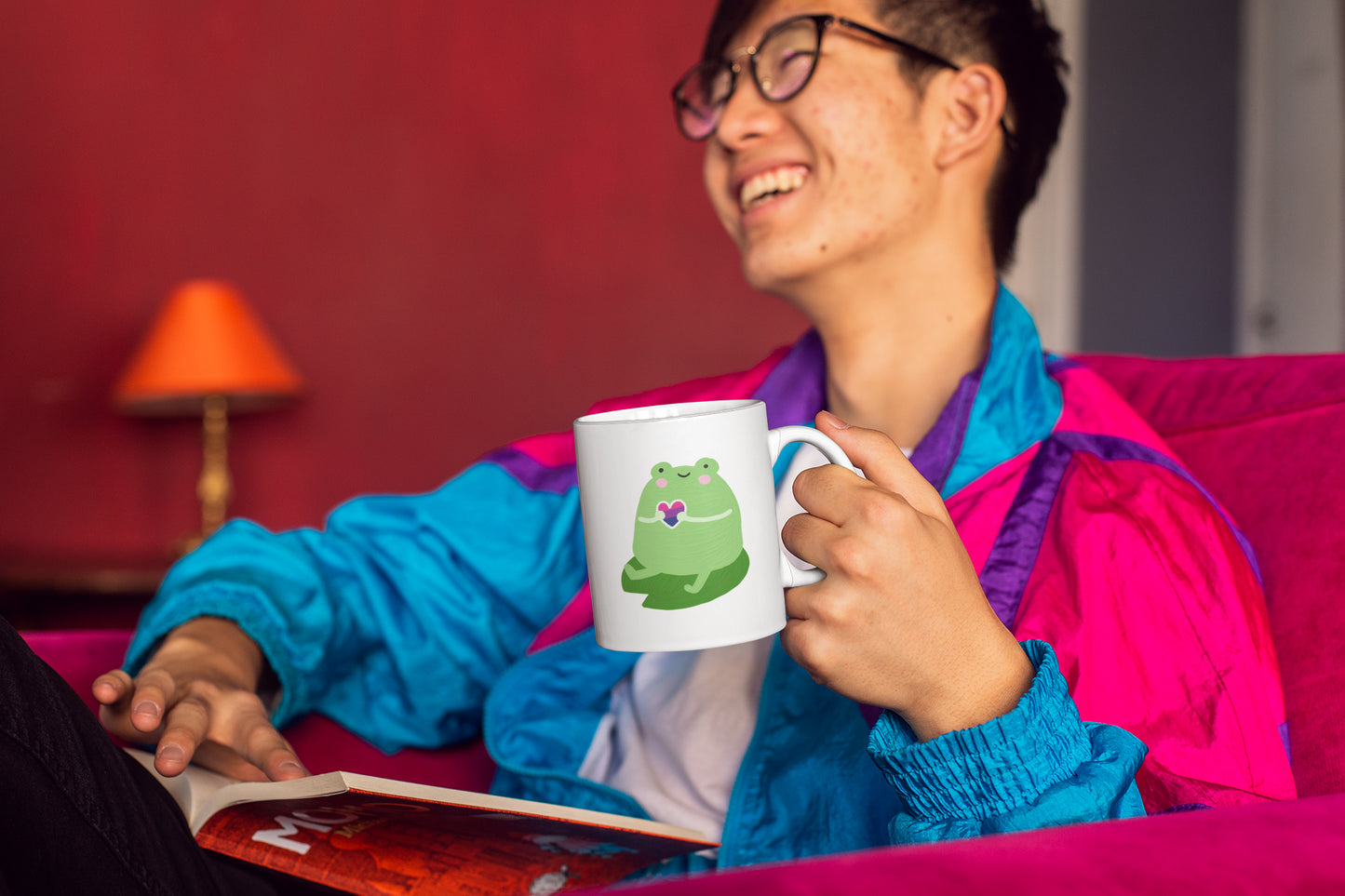 Bisexual Cute Frog Mug