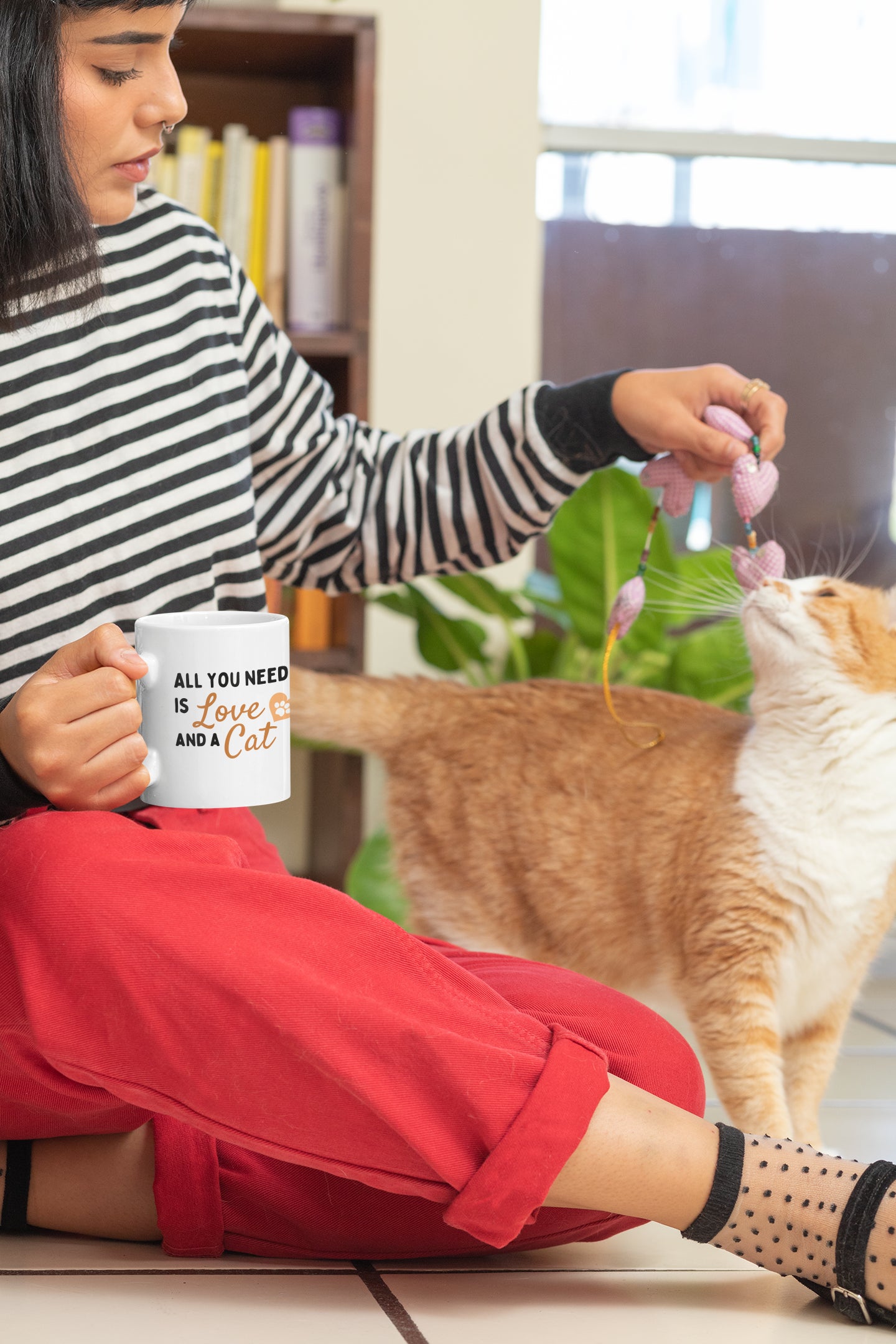 All You Need Is Love And A Cat Mug