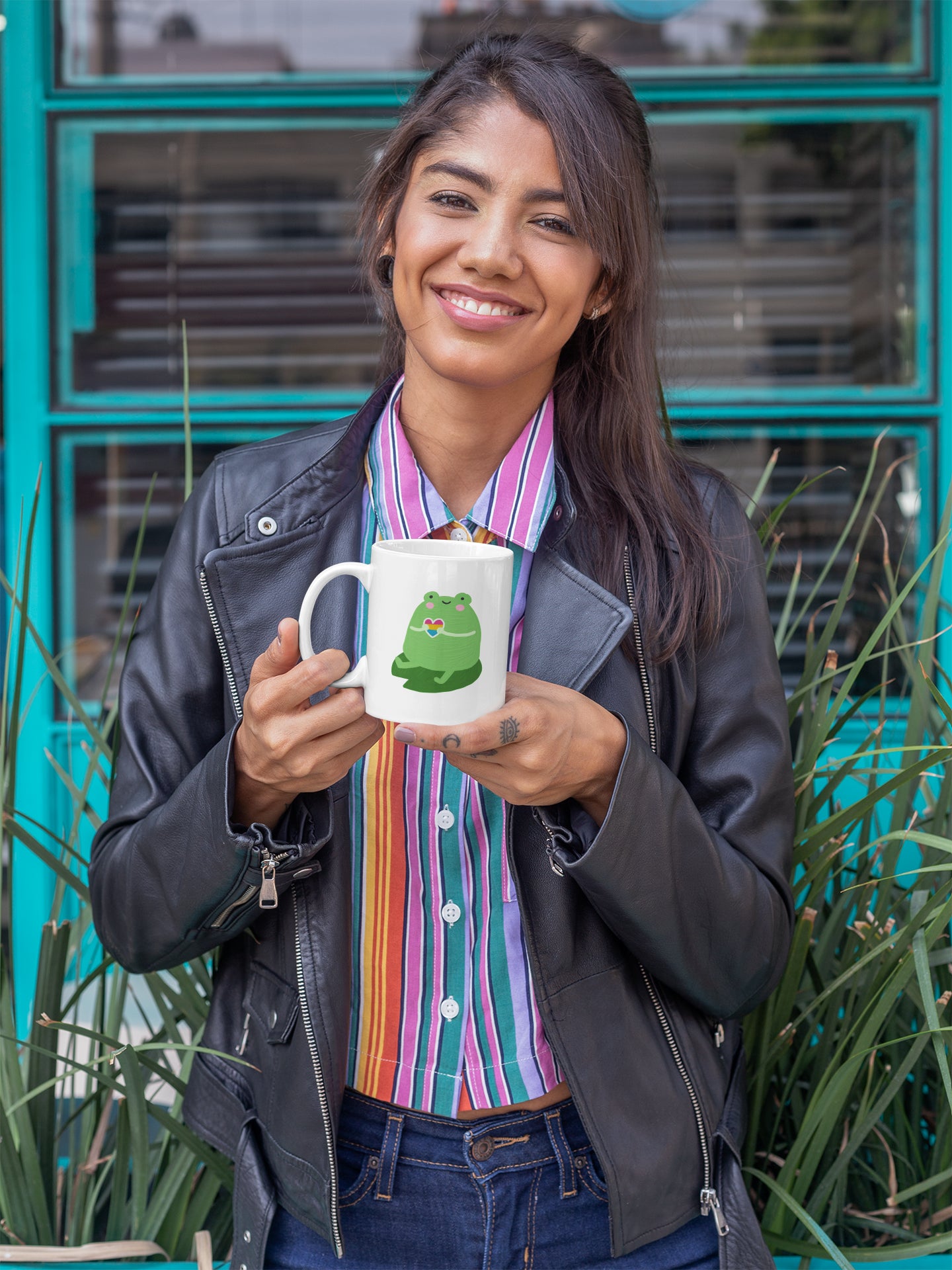 Pansexual Cute Frog Mug