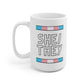 She/They Transgender Flag Pronoun Mug