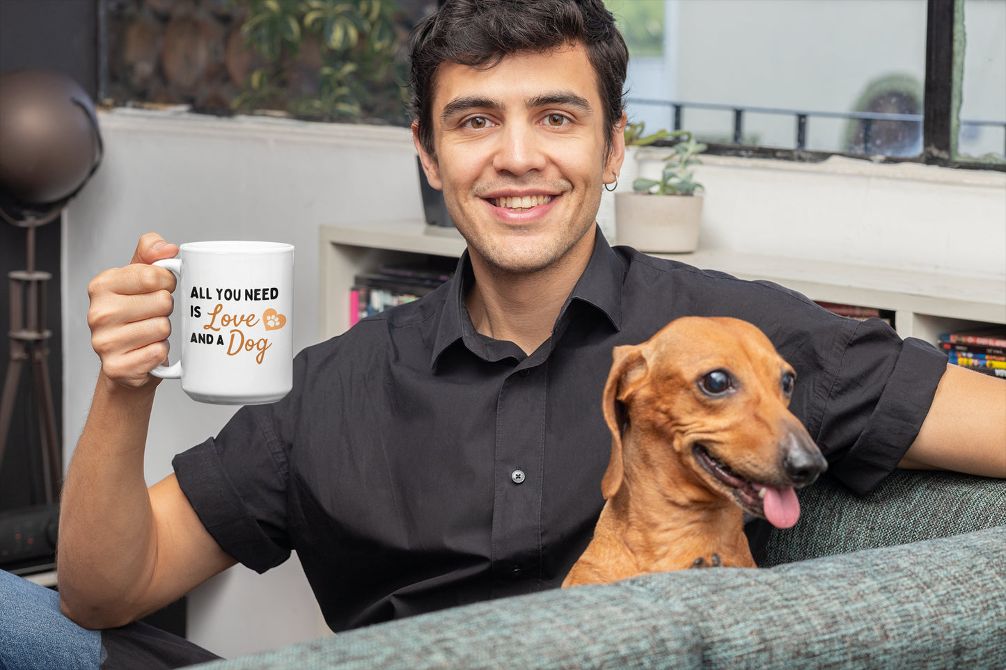 All You Need Is Love And A Dog Mug