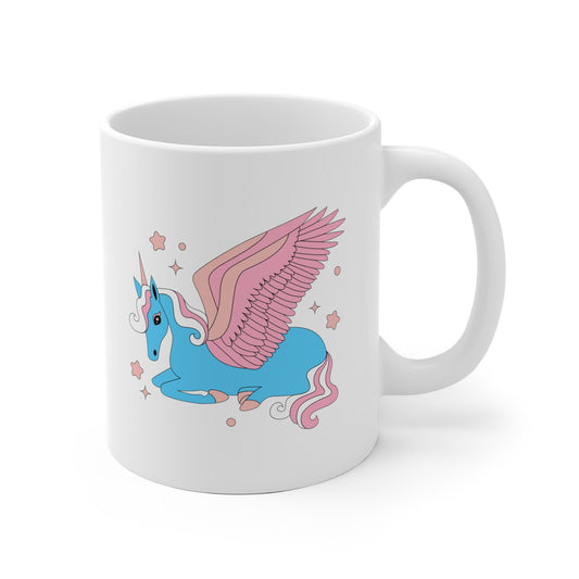 Transgender Angel Unicorn Mug