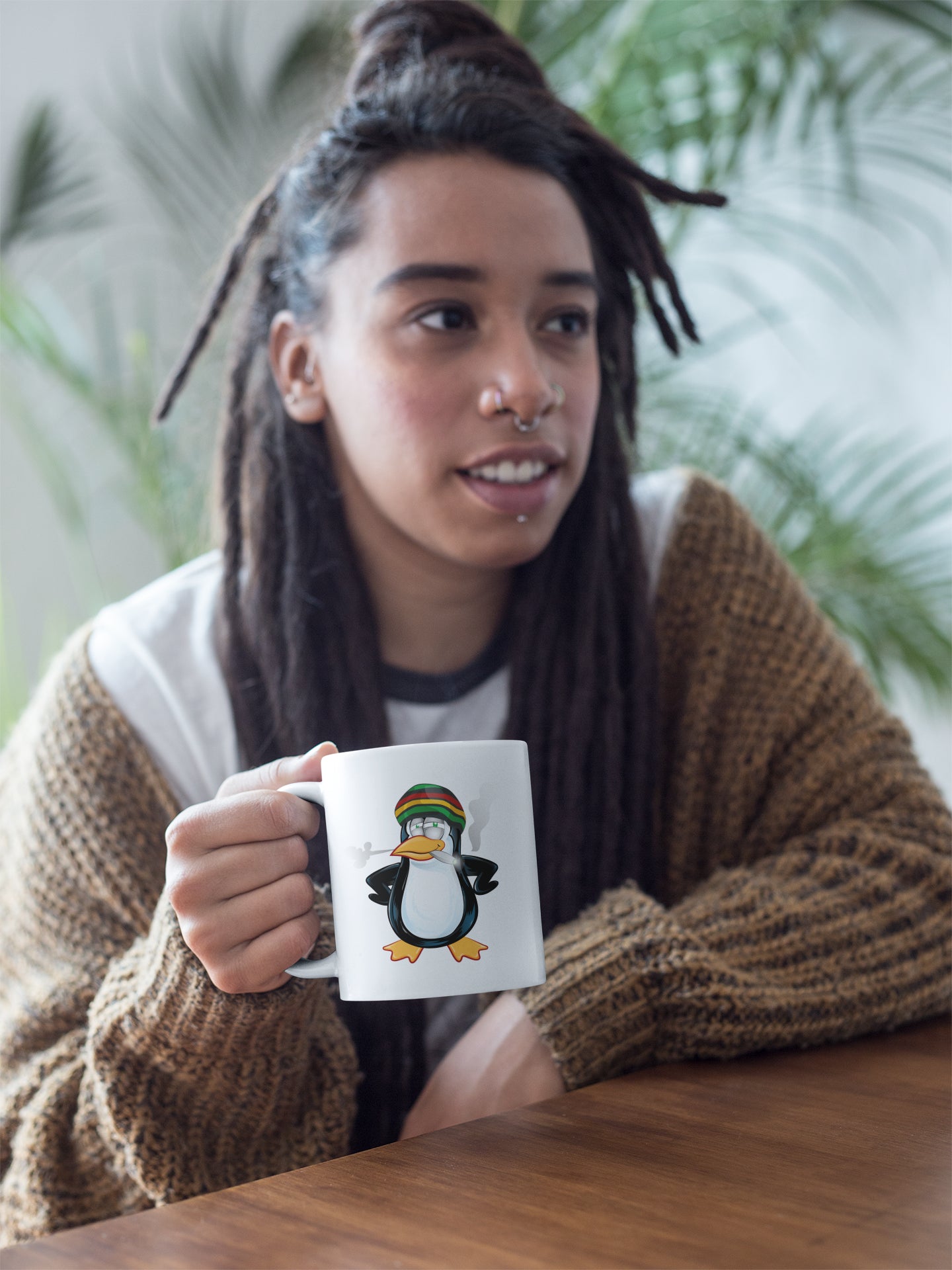 Stoner Penguin Mug