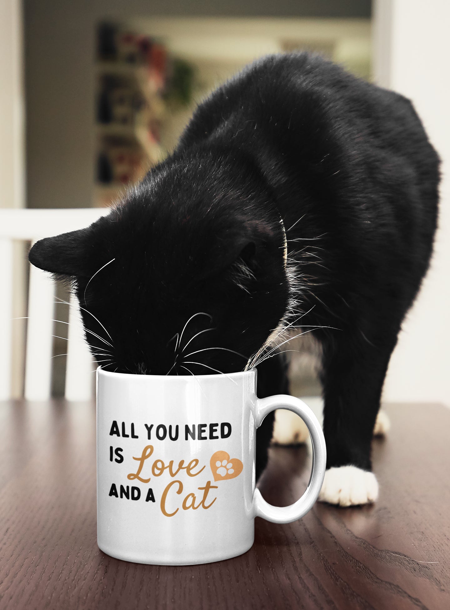 All You Need Is Love And A Cat Mug