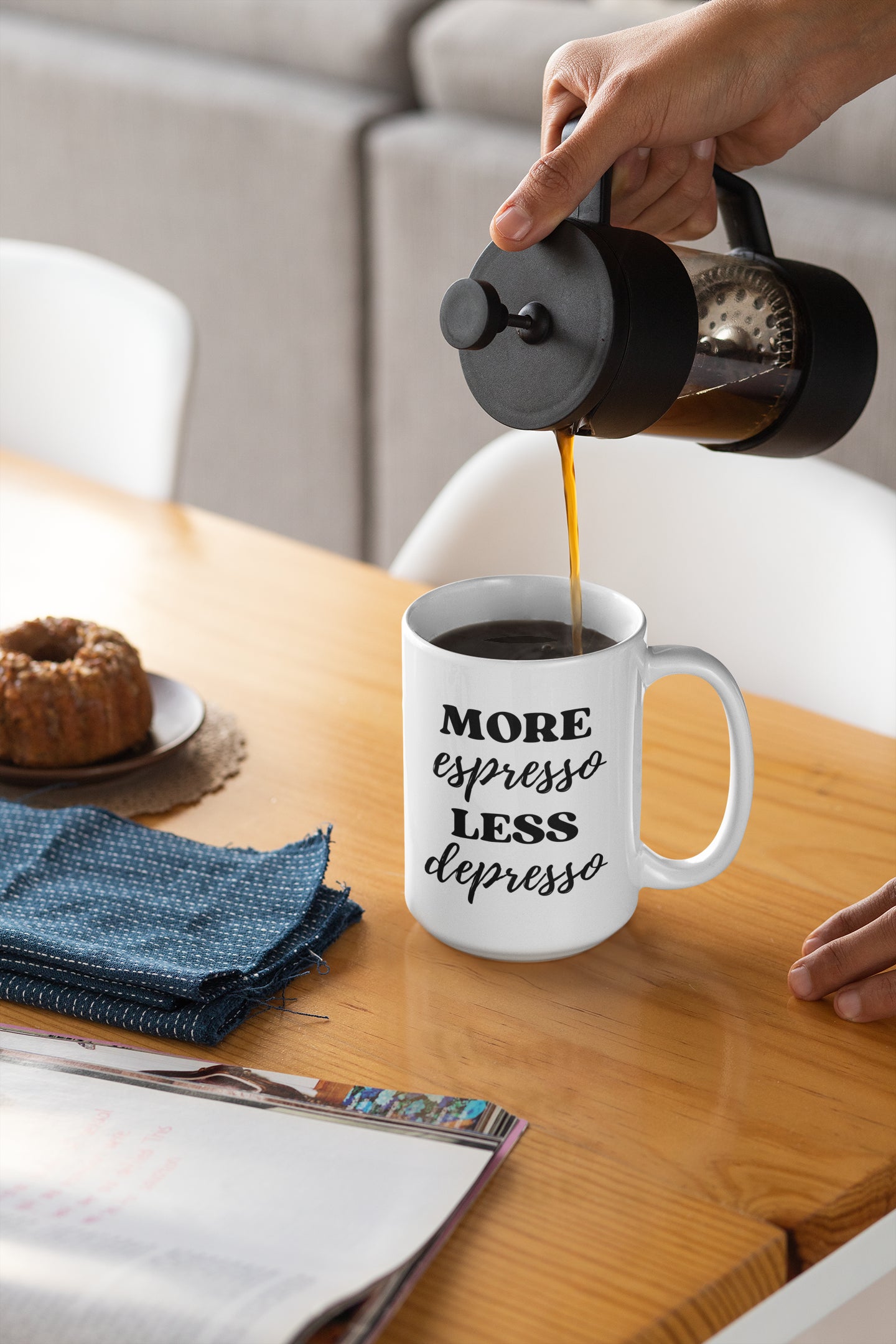 More Espresso Less Depresso Mug