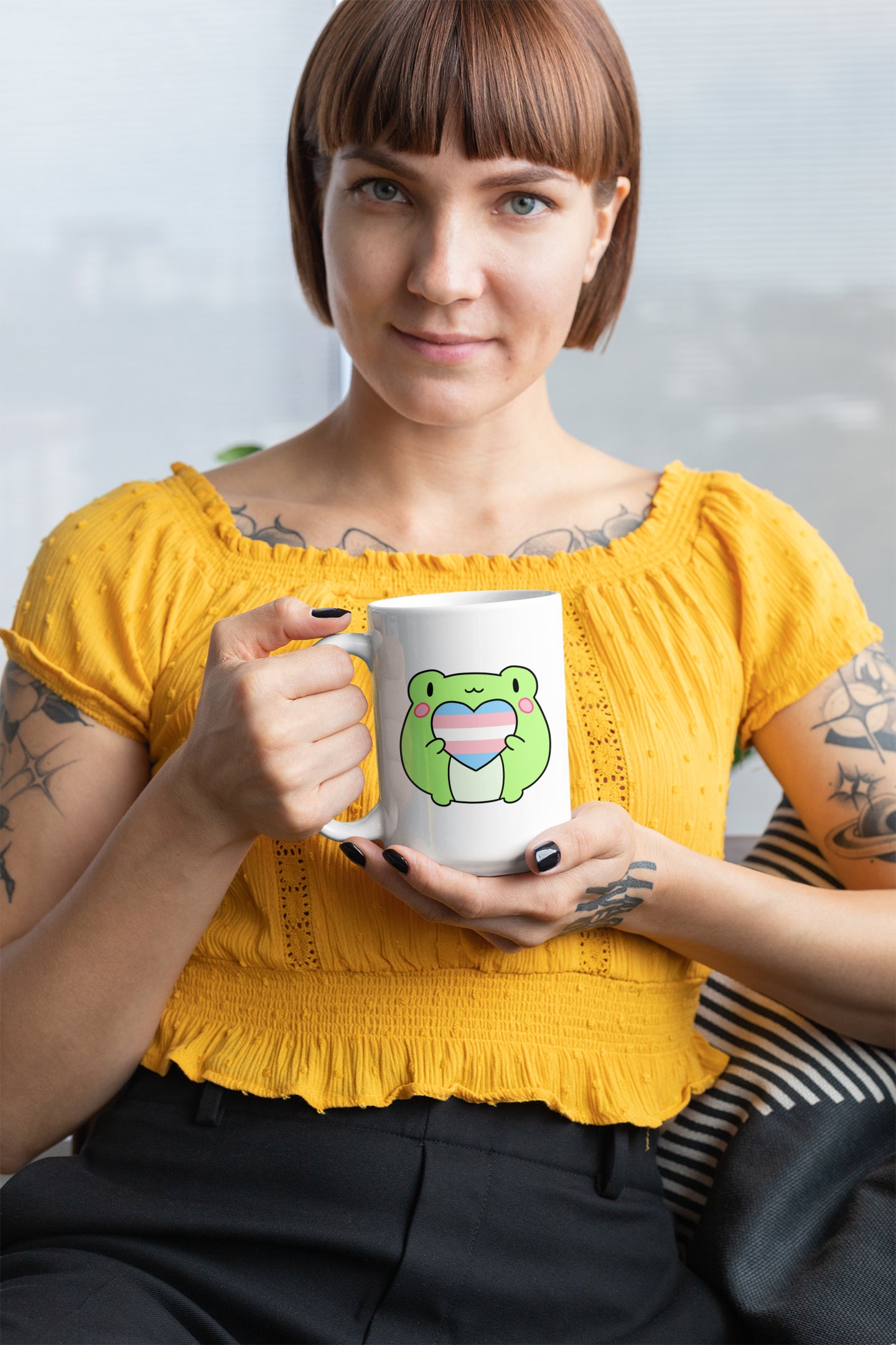 Transgender Frog Mug