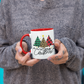 Merry Christmas Plaid Trees Mug
