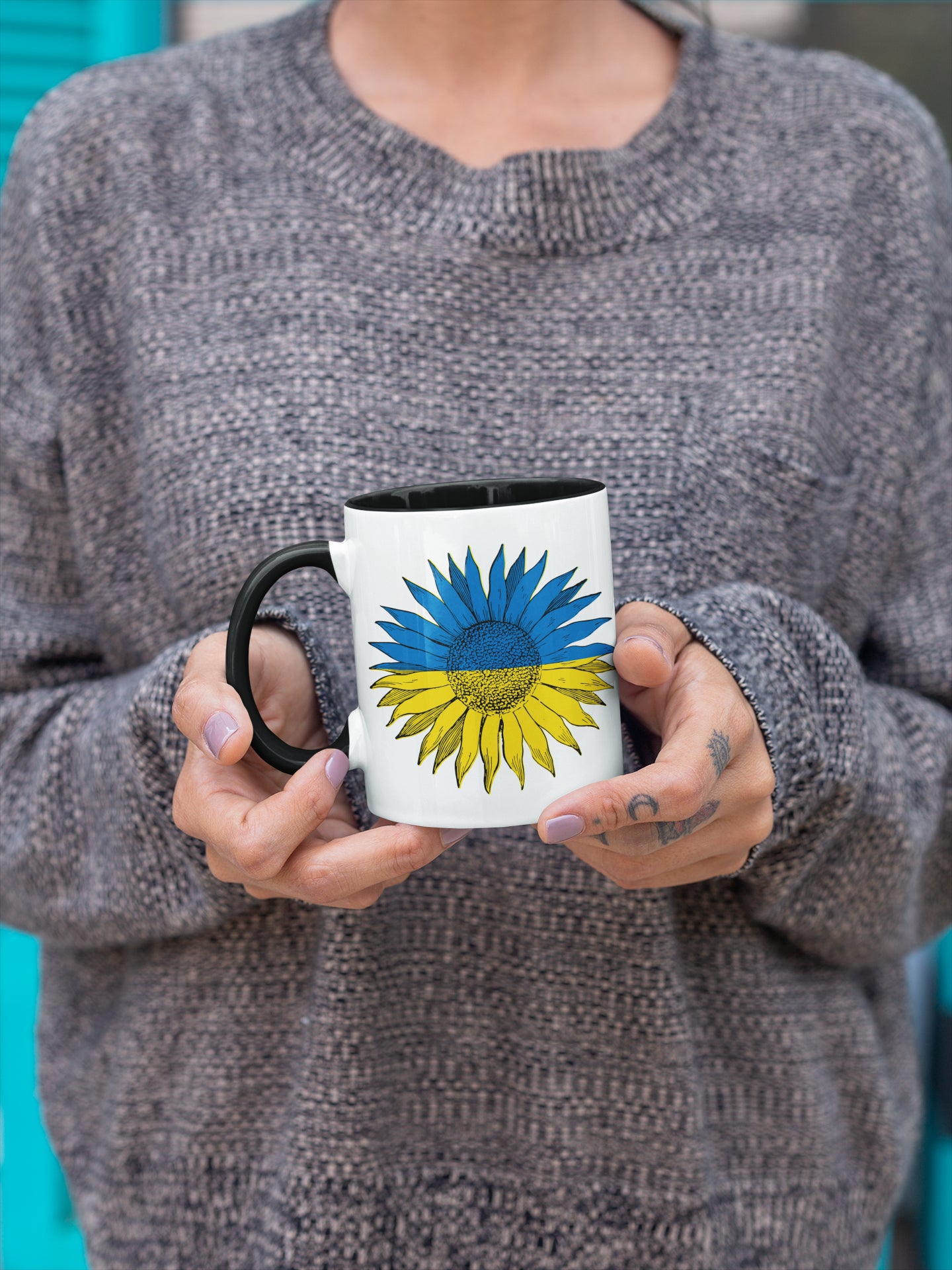 Ukraine Sunflower Mug