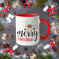 Merry Christmas Rudolph Mug
