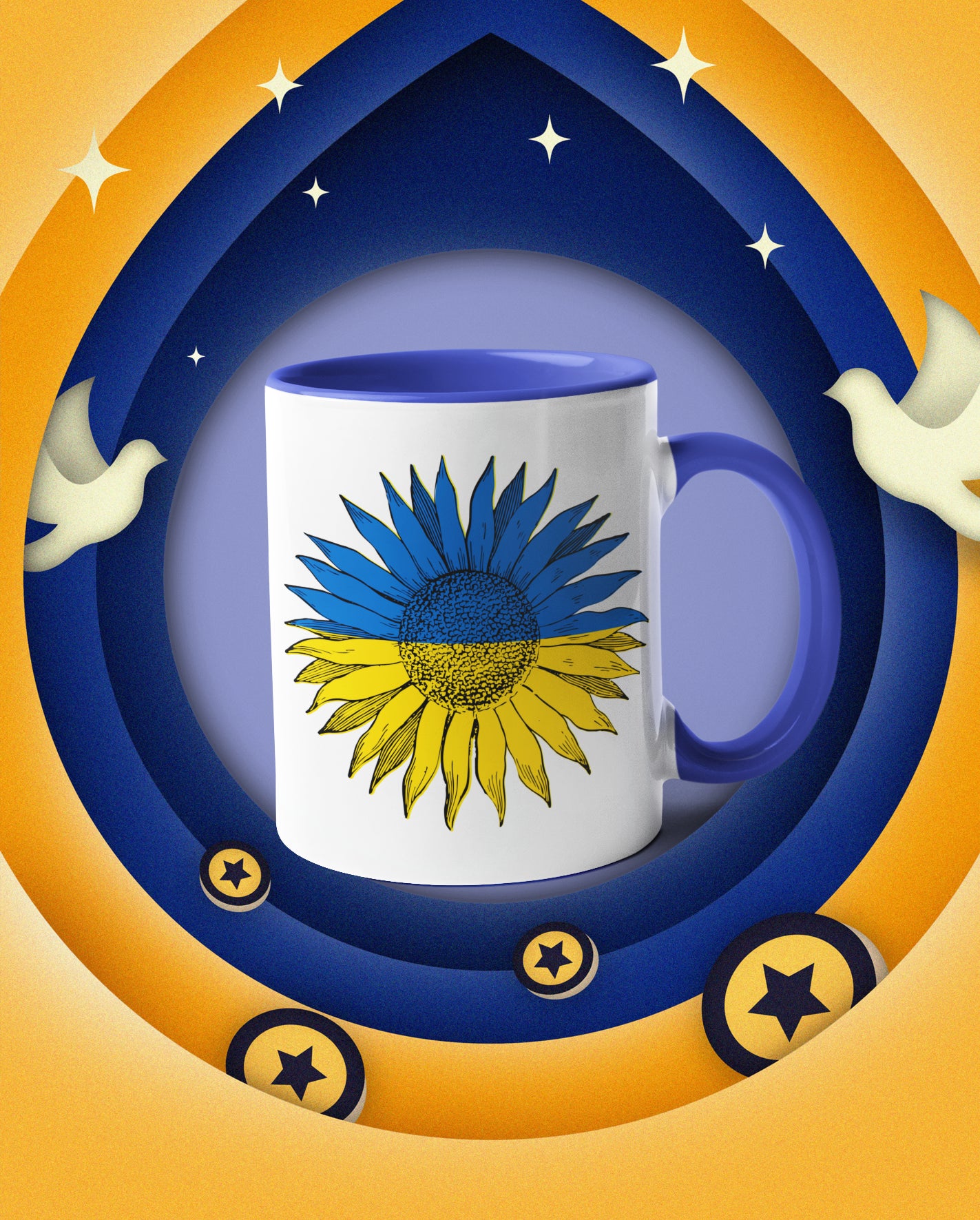 Ukraine Sunflower Mug