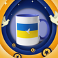 Ukrainian Dove Of Peace Flag Mug