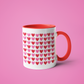Hearts Pattern Mug