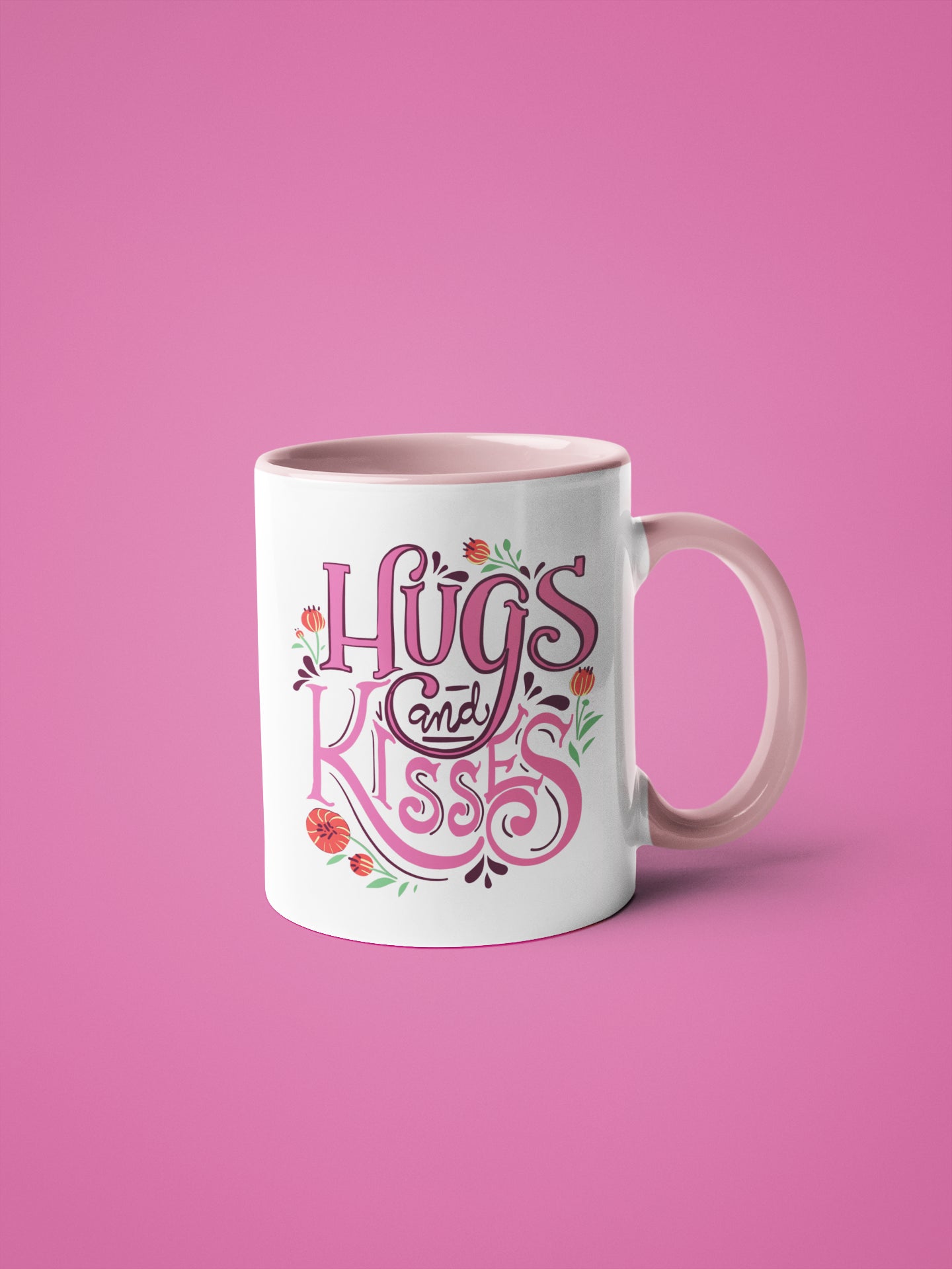 Hugs And Kisses Roses Mug