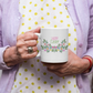 Happy Easter Floral Egg Mug