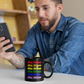 He/Him Rainbow LGBTQ Mug