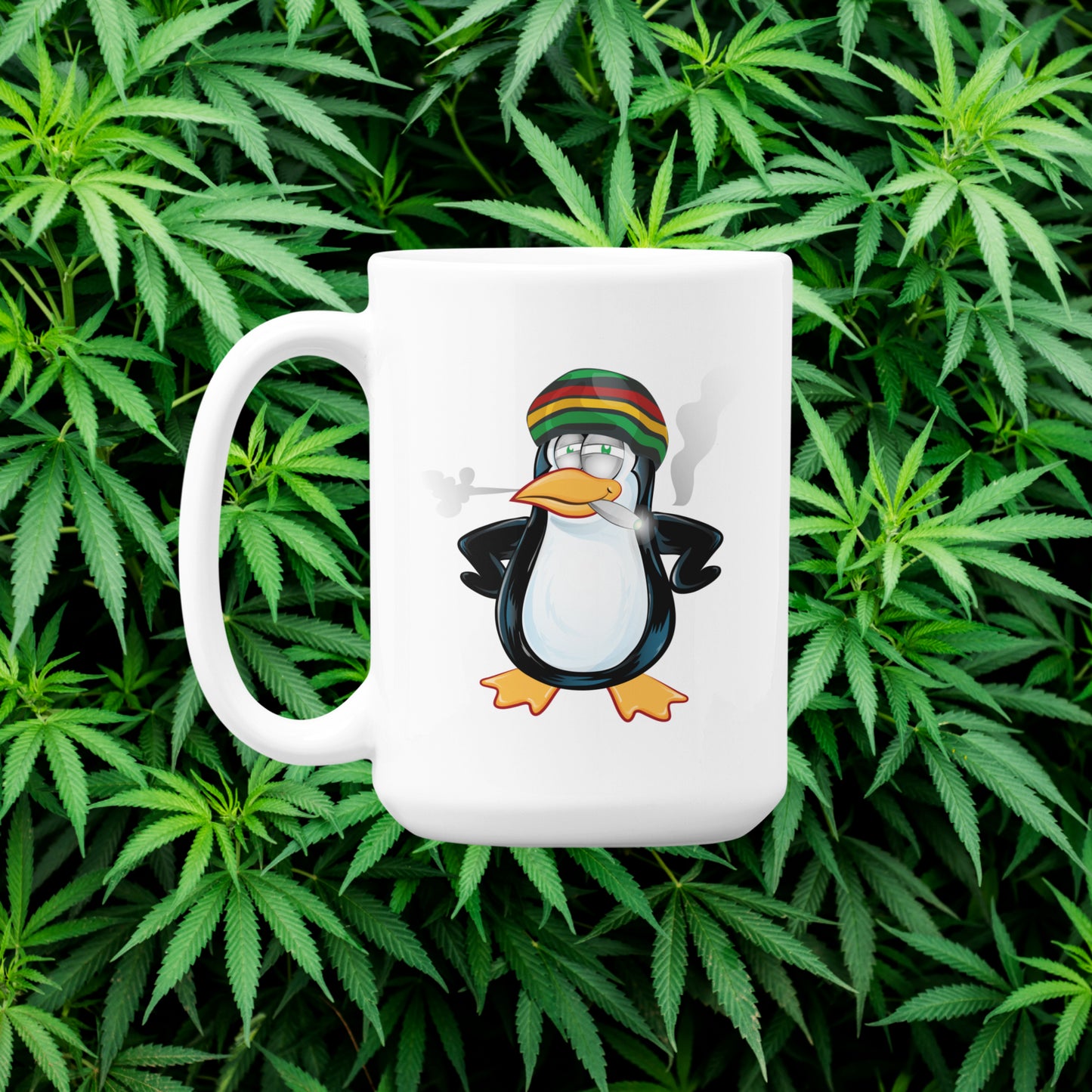 Stoner Penguin Mug