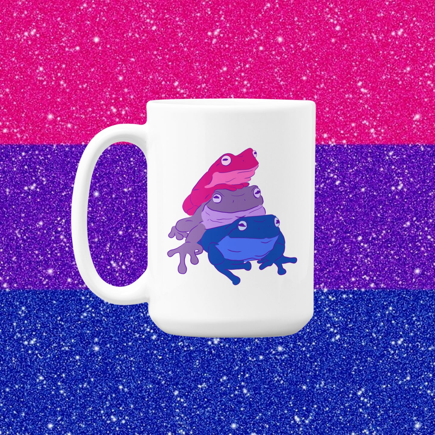 Bisexual Frog Stack Mug