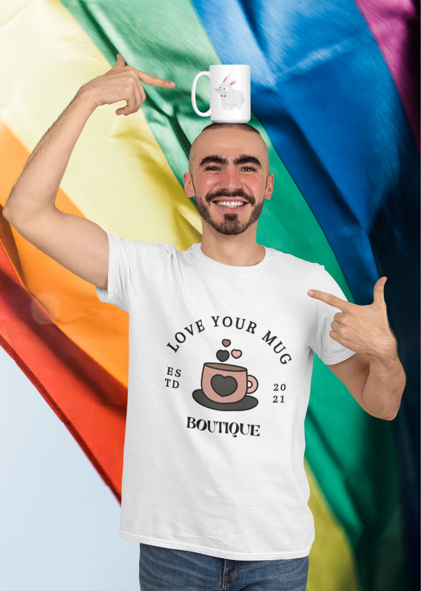 LGBTQ Cute Bunny Mug