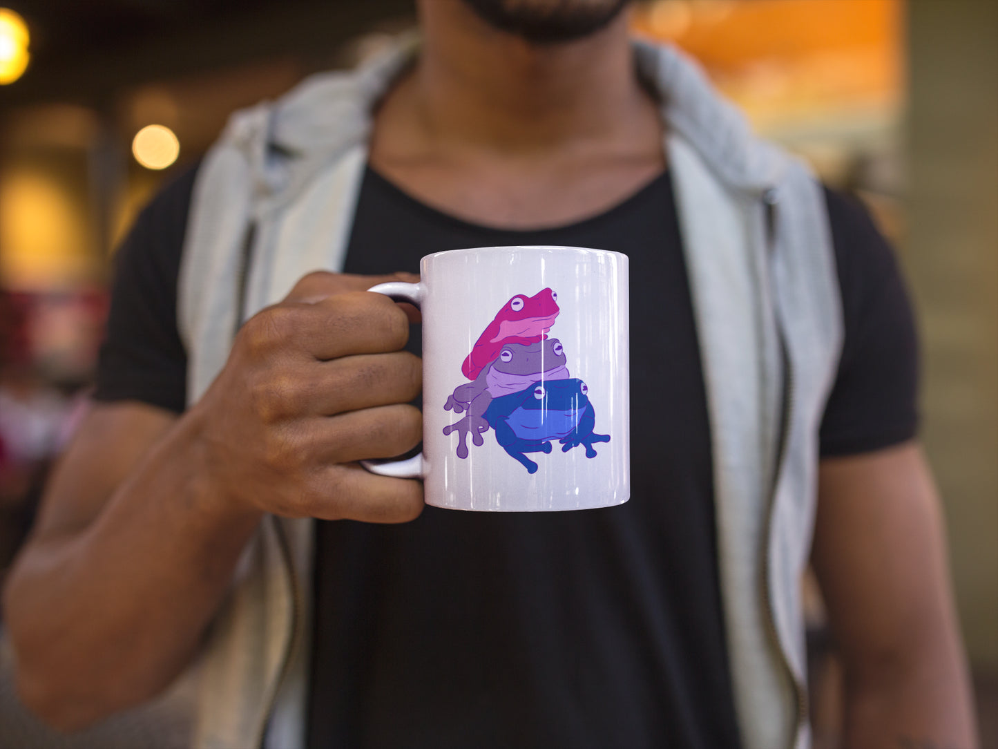 Bisexual Frog Stack Mug