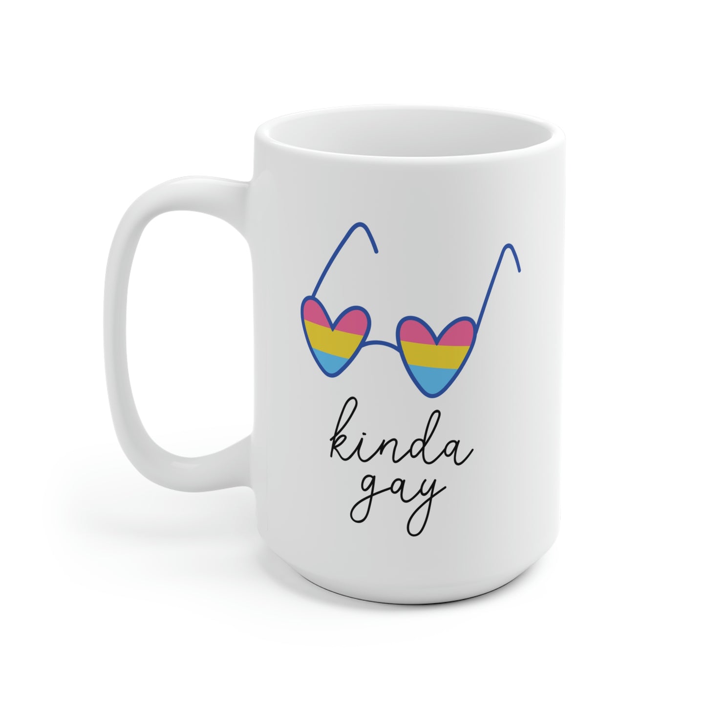 Kinda Gay Pansexual Sunglasses Mug