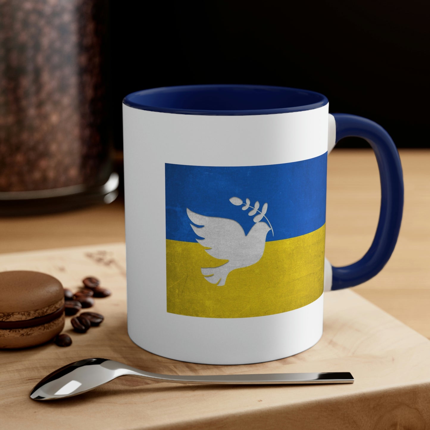 Ukrainian Dove Of Peace Flag Mug