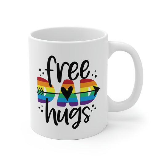 Free Dad Hugs Mug