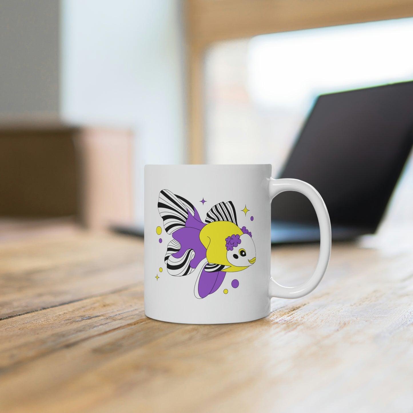 Nonbinary Goldfish Mug