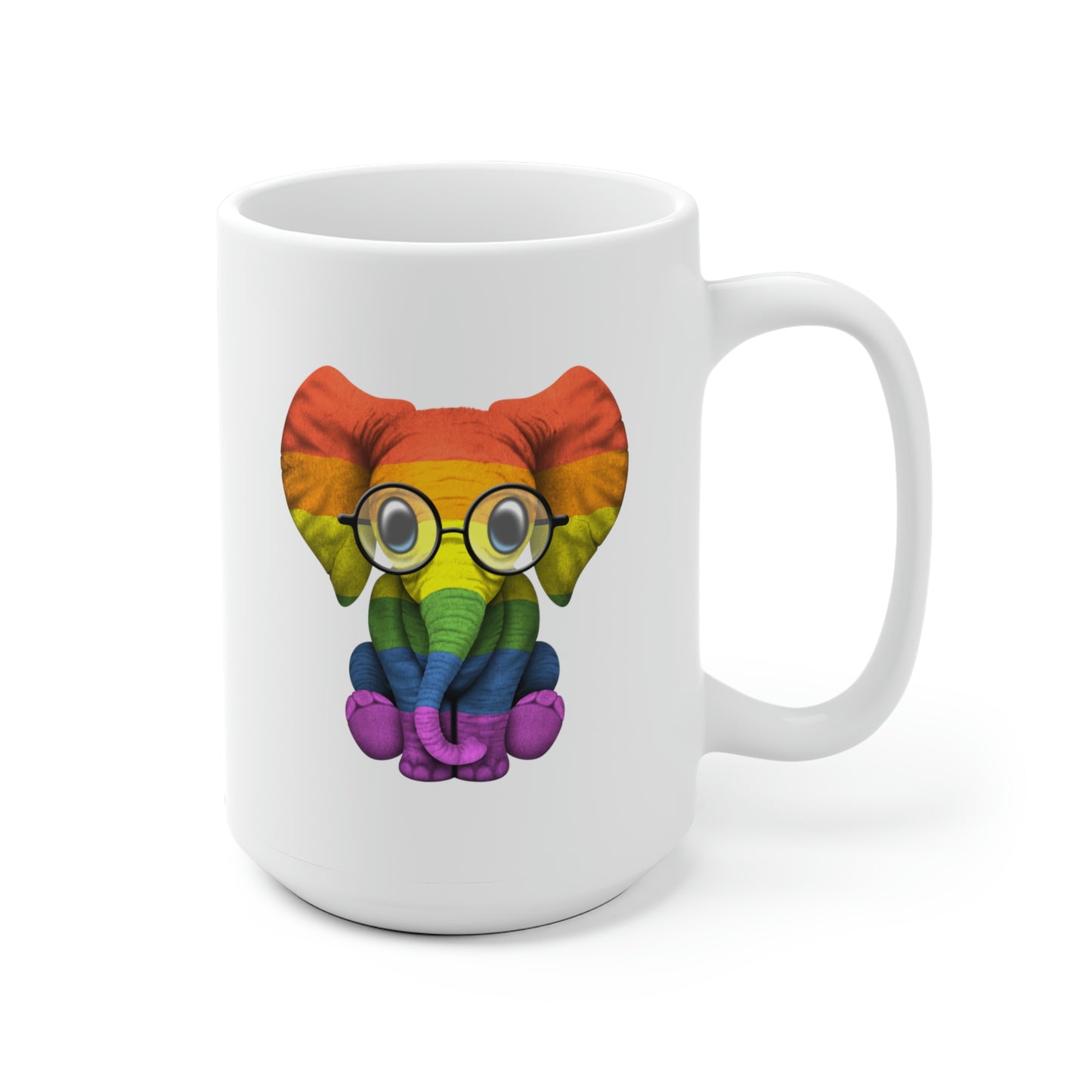 LGBTQ Elephant Mug