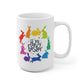 Happy Easter Rainbow Bunnies Mug