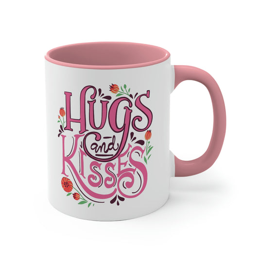 Hugs And Kisses Roses Mug