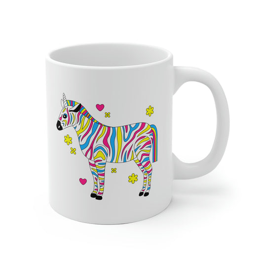 Pansexual Zebra Mug