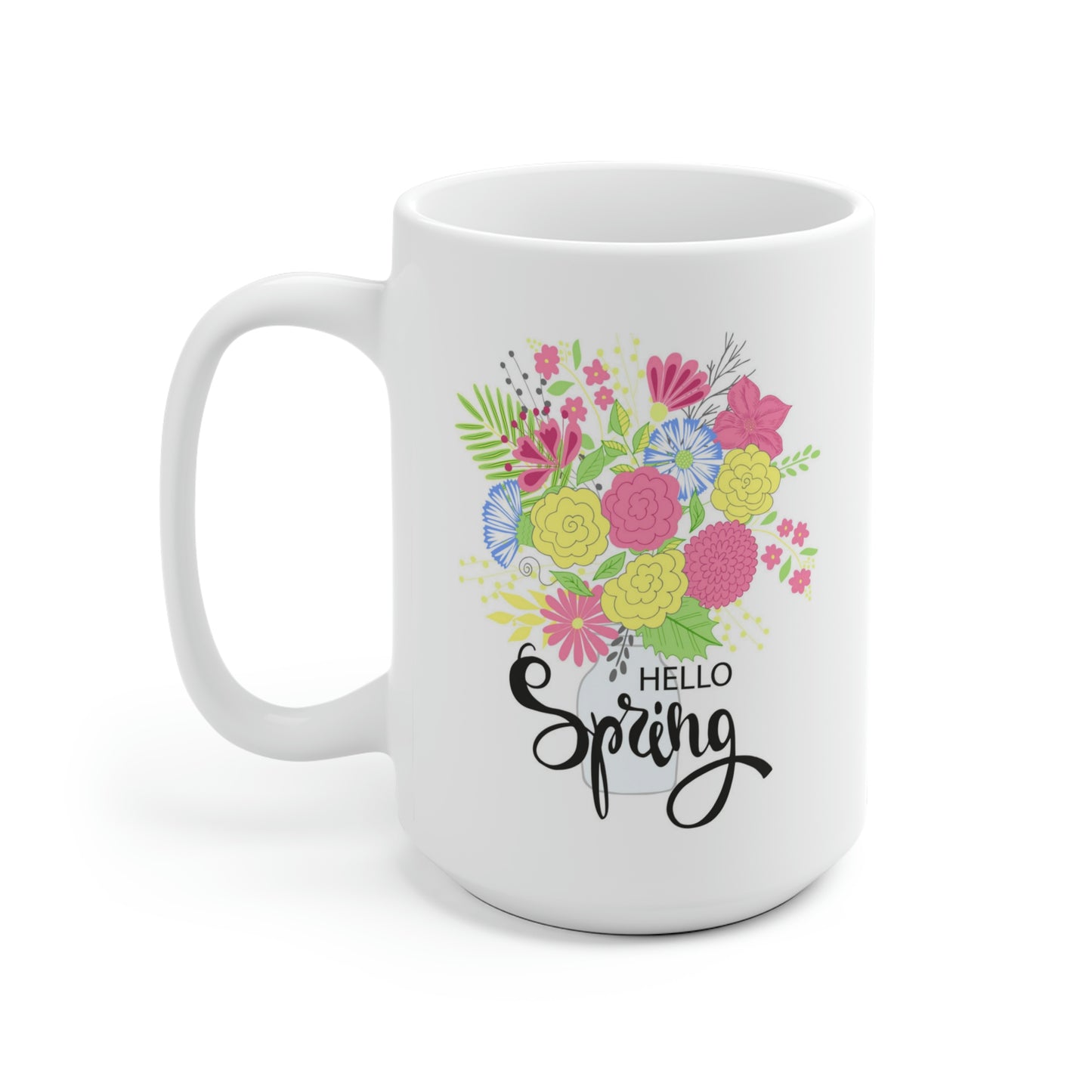 Hello Spring Flower Mug