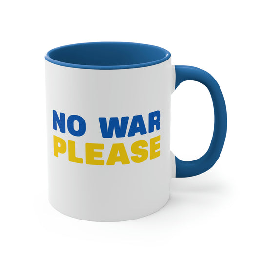 No War Please Ukraine Mug