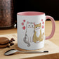 Valentine's Day Cats Mug