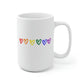Rainbow Hearts Mug